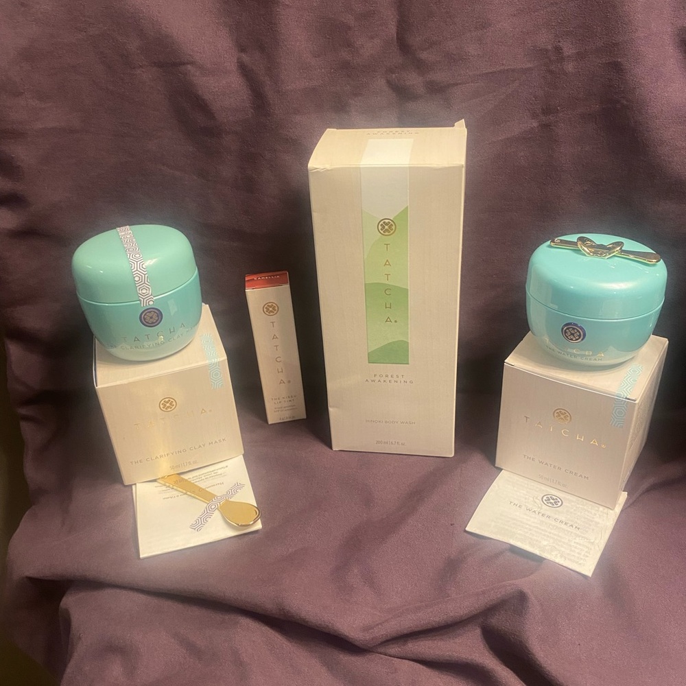 Tatcha Blue and White Moisturizer Collection